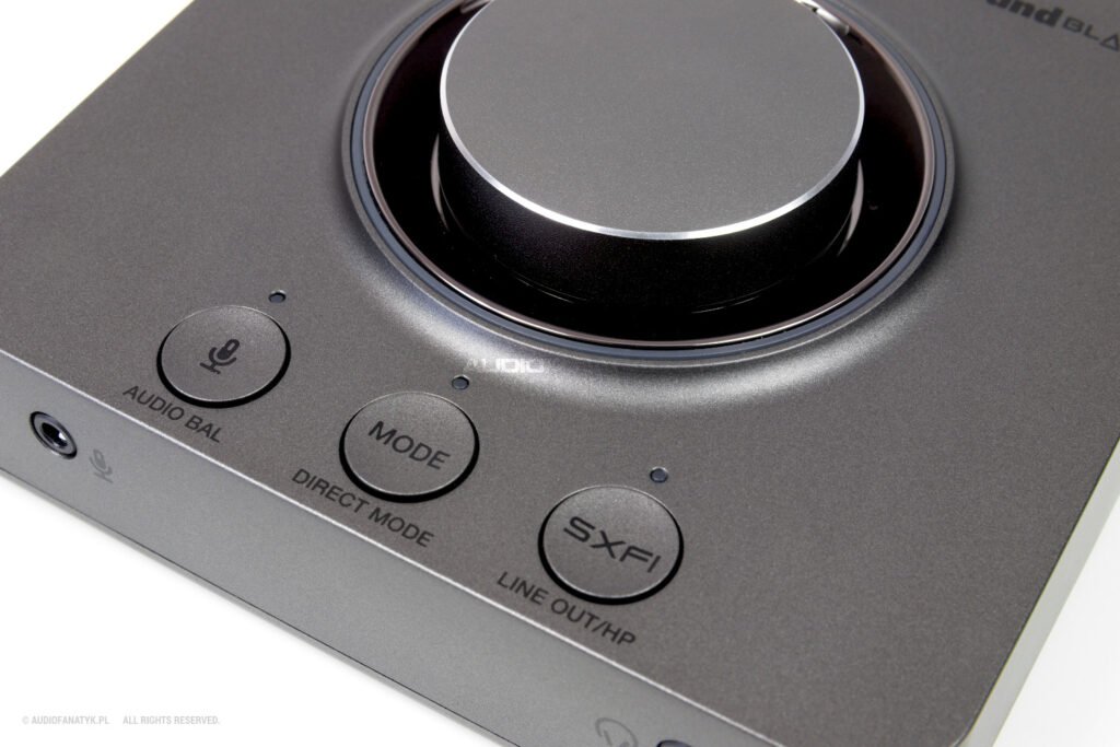 Przyciski Sound Blastera X4