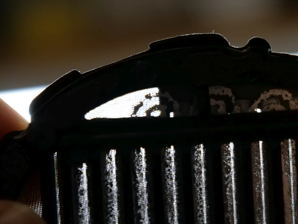 Degradacja ścieżek na membranie planarnej