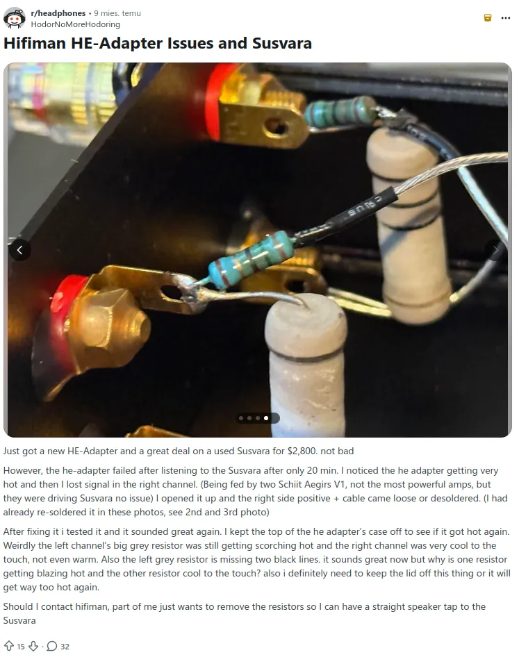 Hifiman HE-Adapter Issues and Susvara