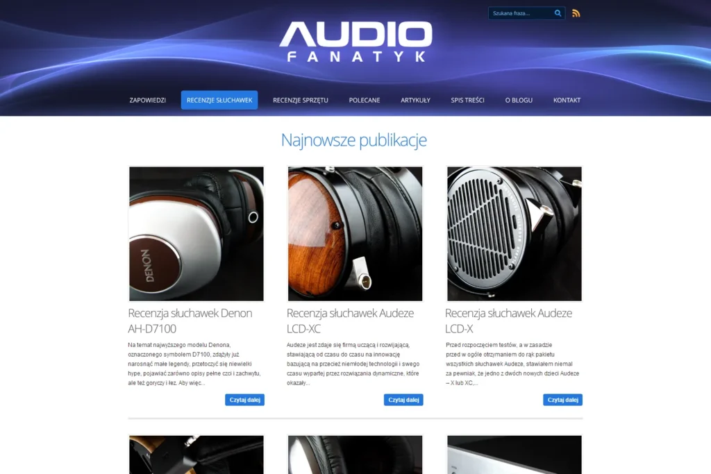 O portalu Audiofanatyk™
